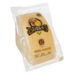 Kietasis sūris Džiugas® Mild, brandintas 12 mėn. ketvertukas. (~1,05 kg)
