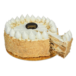 Tortas ,,Riešutų karalius'' su sūriu ,,Džiugas''®, 1,3 kg +-0,018 kg