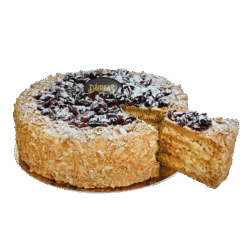 Karamelinis tortas su sūriu ,,Džiugas''®, 1,55 kg +- 0,018 kg