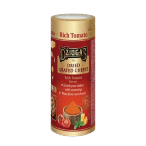 Džiovintas tarkuotas sūris pomidorų skonio 35% rieb.s.m. 80 g