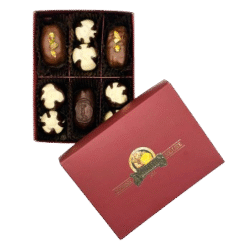 DIONE įdarytų datulių ir figų rinkinys, 9vnt. dėžutėje (± 240 g)