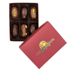 DIONE įdarytų datulių rinkinys,  6vnt. dėžutėje  (±250 g)